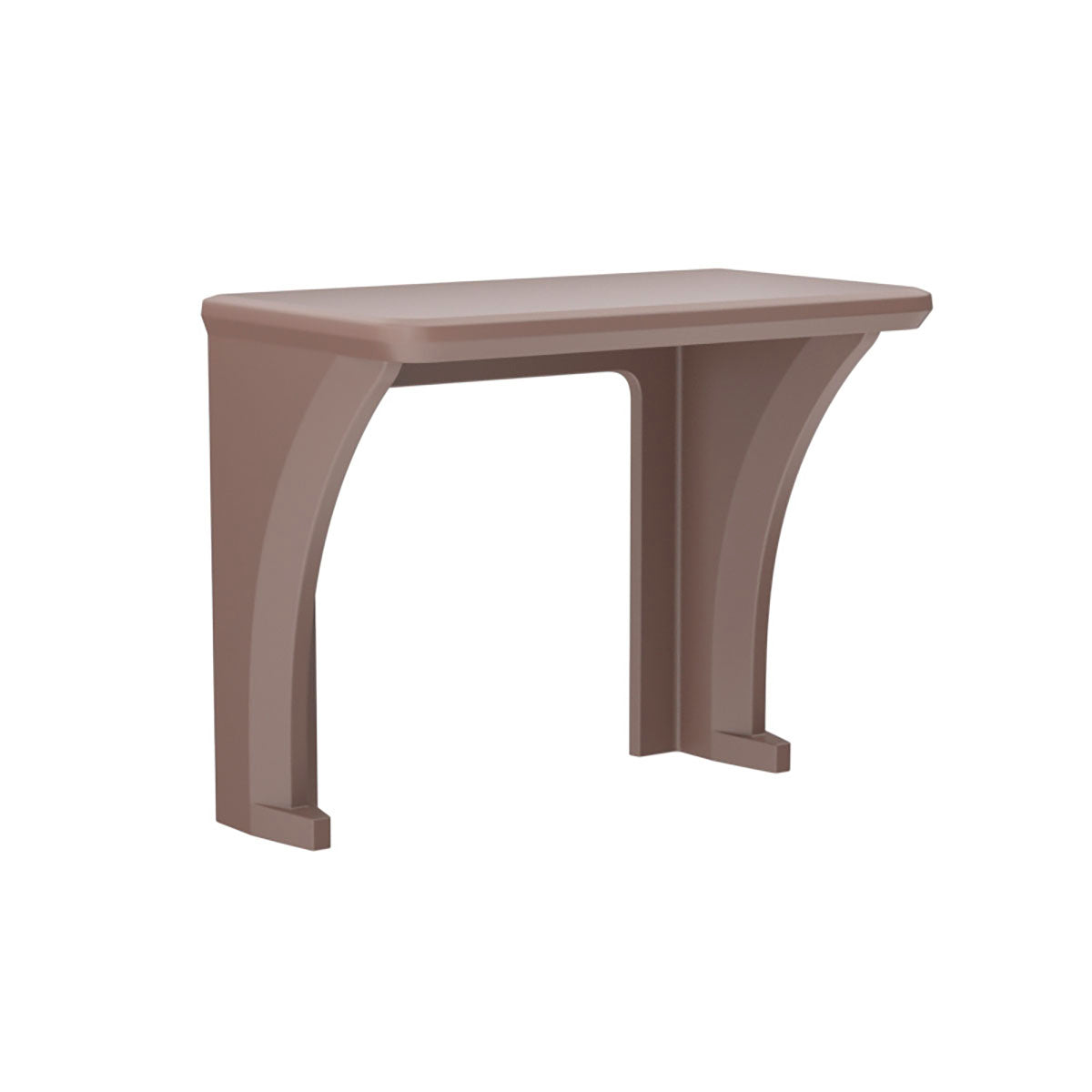 ADA Endurance Desk, All plastic, Wall/Floor Mounted, Brown