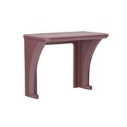 ADA Endurance Desk, All plastic, Wall/Floor Mounted, Burgundy