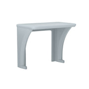 ADA Endurance Desk, All plastic, Wall/Floor Mounted, Gray
