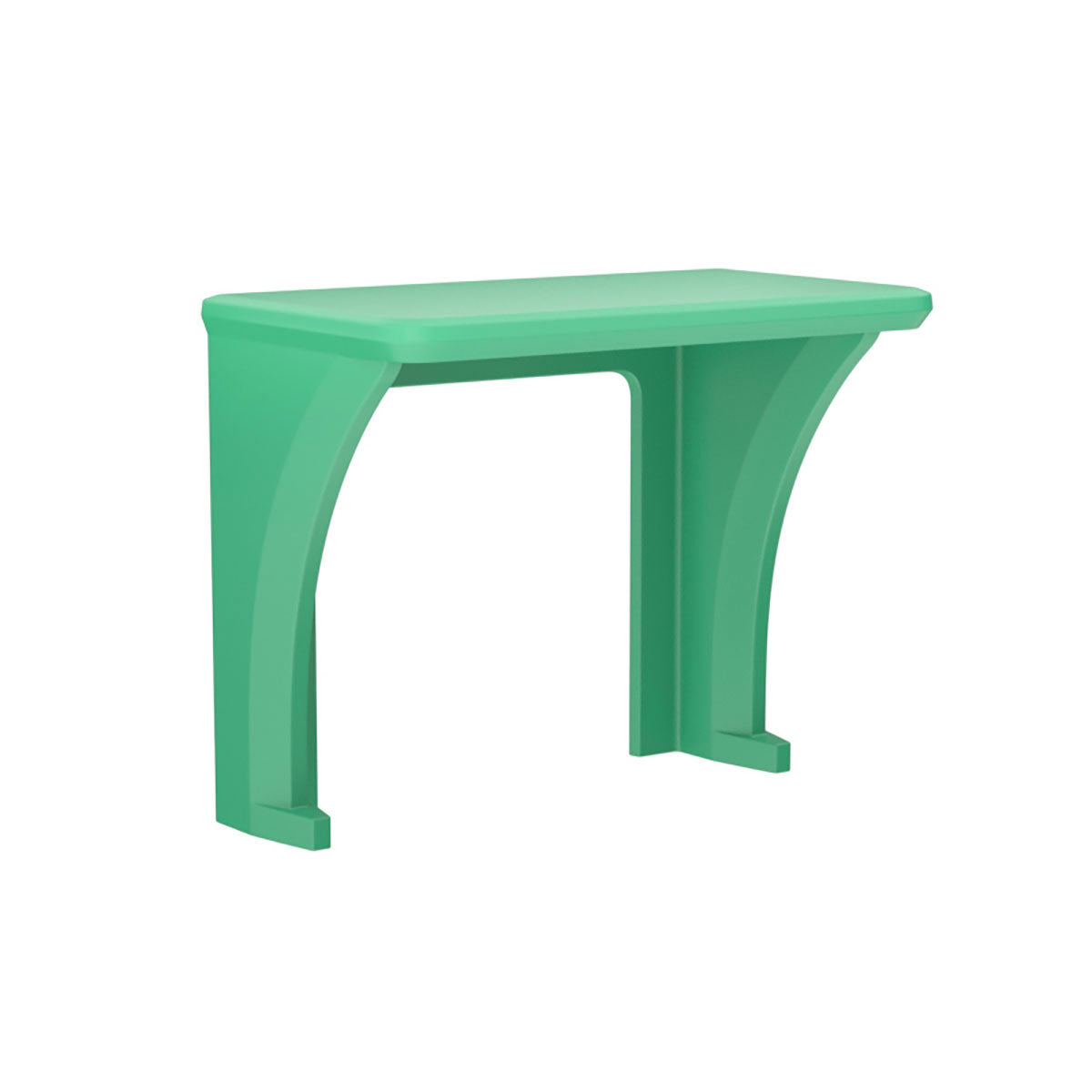 ADA Endurance Desk, All plastic, Wall/Floor Mounted, Green