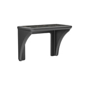 ADA Endurance Desk, Plastic with Laminate Top, Wall/Floor Mounted, Black