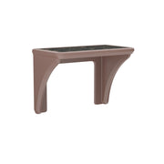 ADA Endurance Desk, Plastic with Laminate Top, Wall/Floor Mounted, Brown