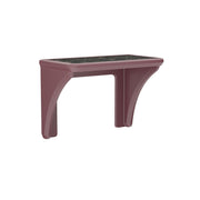 ADA Endurance Desk, Plastic with Laminate Top, Wall/Floor Mounted, Burgundy