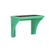 ADA Endurance Desk, Plastic with Laminate Top, Wall/Floor Mounted, Green