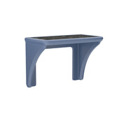 ADA Endurance Desk, Plastic with Laminate Top, Wall/Floor Mounted, Midnight Blue