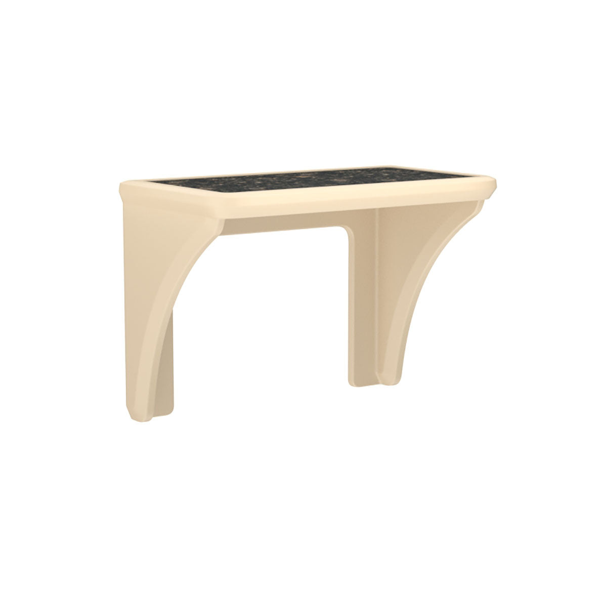 ADA Endurance Desk, Plastic with Laminate Top, Wall/Floor Mounted, Sand