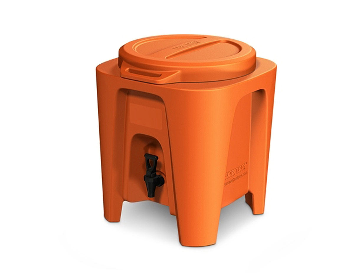 Bev Max Beverage Dispenser, 5 Gallon, Orange