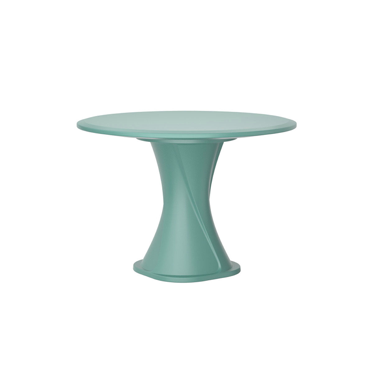 Endurance 42" Cascade All Plastic Table - Aqua