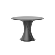Endurance 42" Cascade All Plastic Table - Black