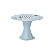 Endurance 42" Cascade All Plastic Table - Blue Grey with Game Top