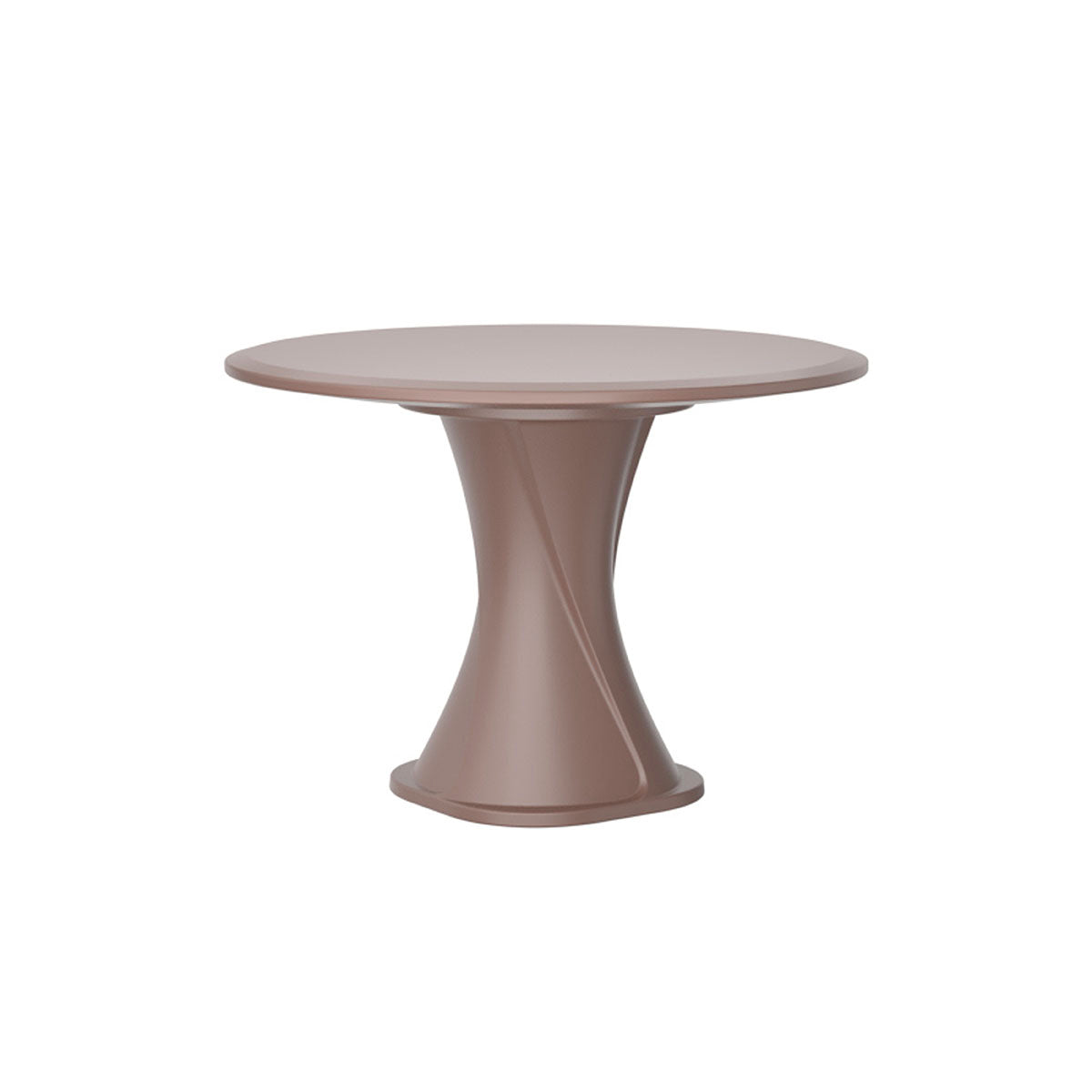 Endurance 42" Cascade All Plastic Table - Brown