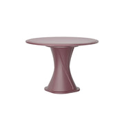 Endurance 42" Cascade All Plastic Table - Burgundy