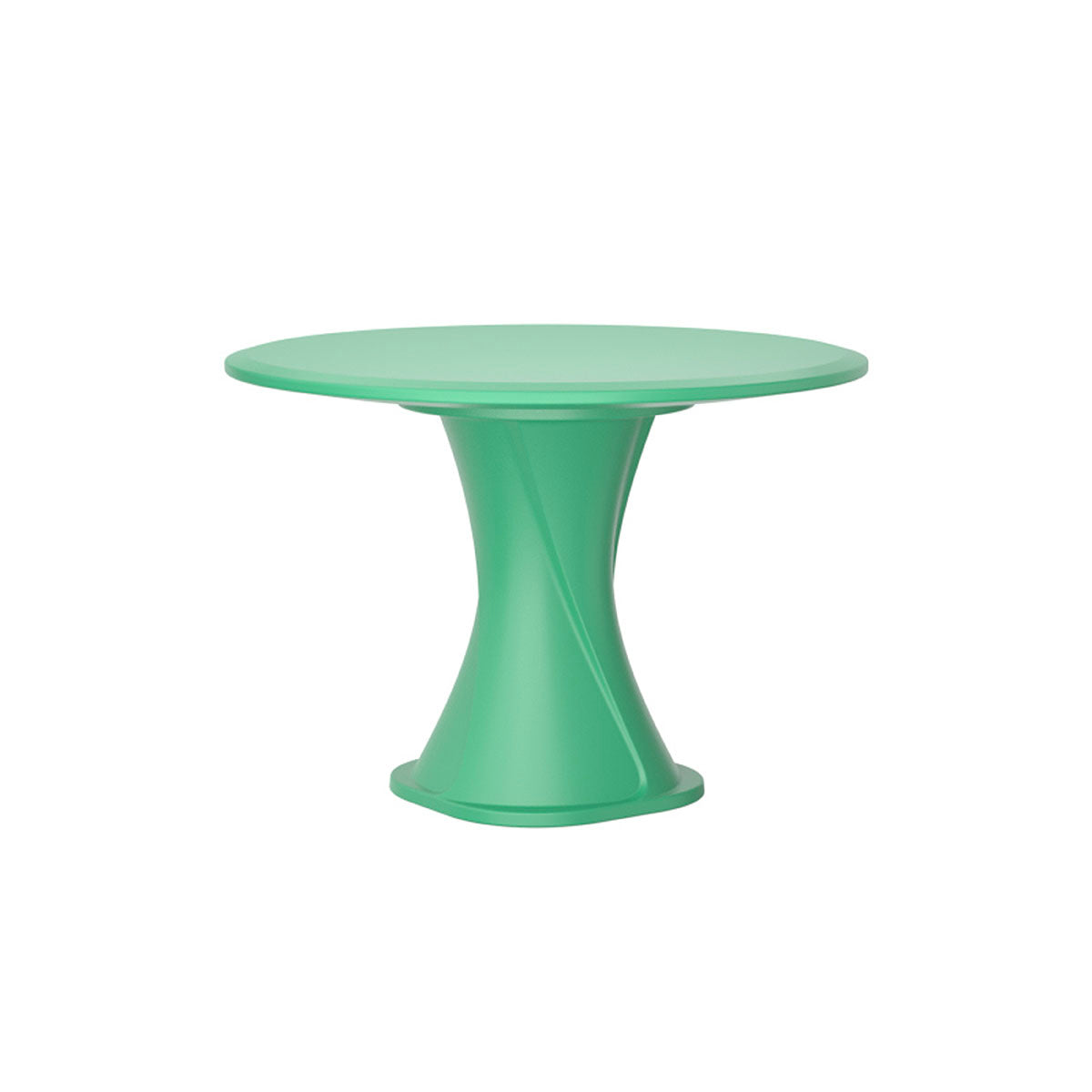 Endurance 42" Cascade All Plastic Table - Green