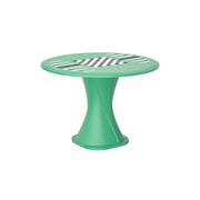 Endurance 42" Cascade All Plastic Table - Green with Game Top