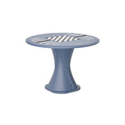 Endurance 42" Cascade All Plastic Table - Midnight Blue with Game Top