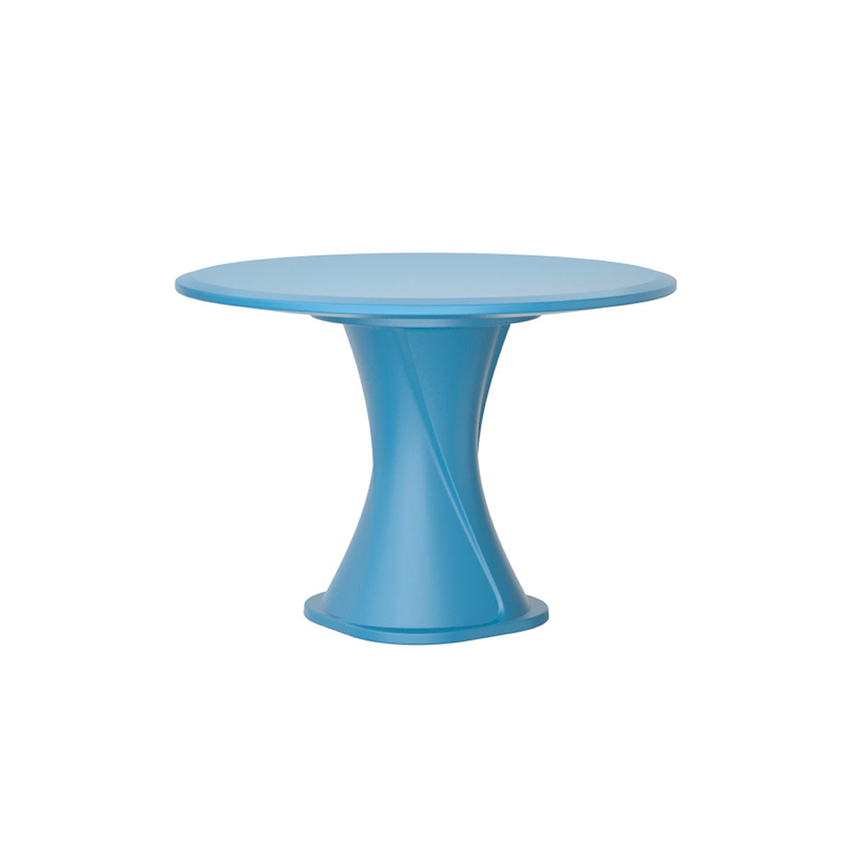 Endurance 42" Cascade All Plastic Table - Slate Blue