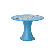 Endurance 42" Cascade All Plastic Table - Slate Blue with Game Top
