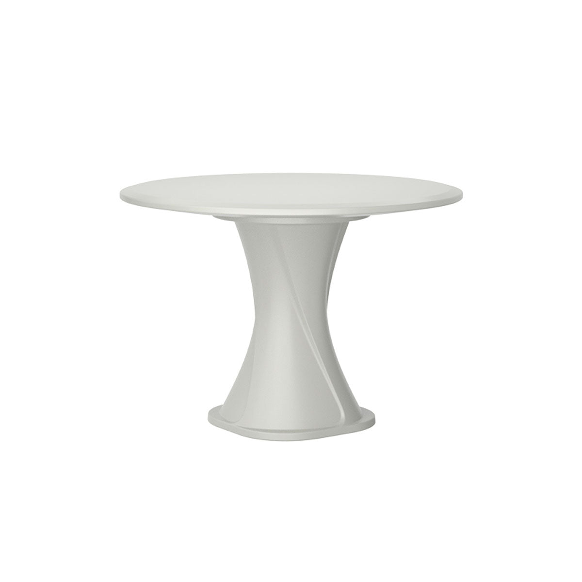 Endurance 42" Cascade All Plastic Table - Stone Gray