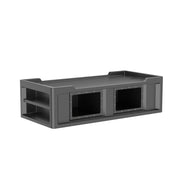 Endurance Bed 2.1 with side storage compartments, Black