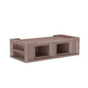 Endurance Bed 2.1 with side storage compartments, Brown