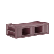 Endurance Bed 2.1 with side storage compartments, Burgundy