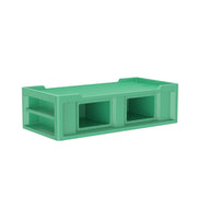 Endurance Bed 2.1 with side storage compartments, Green