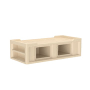 Endurance Bed 2.1 with side storage compartments, Sand