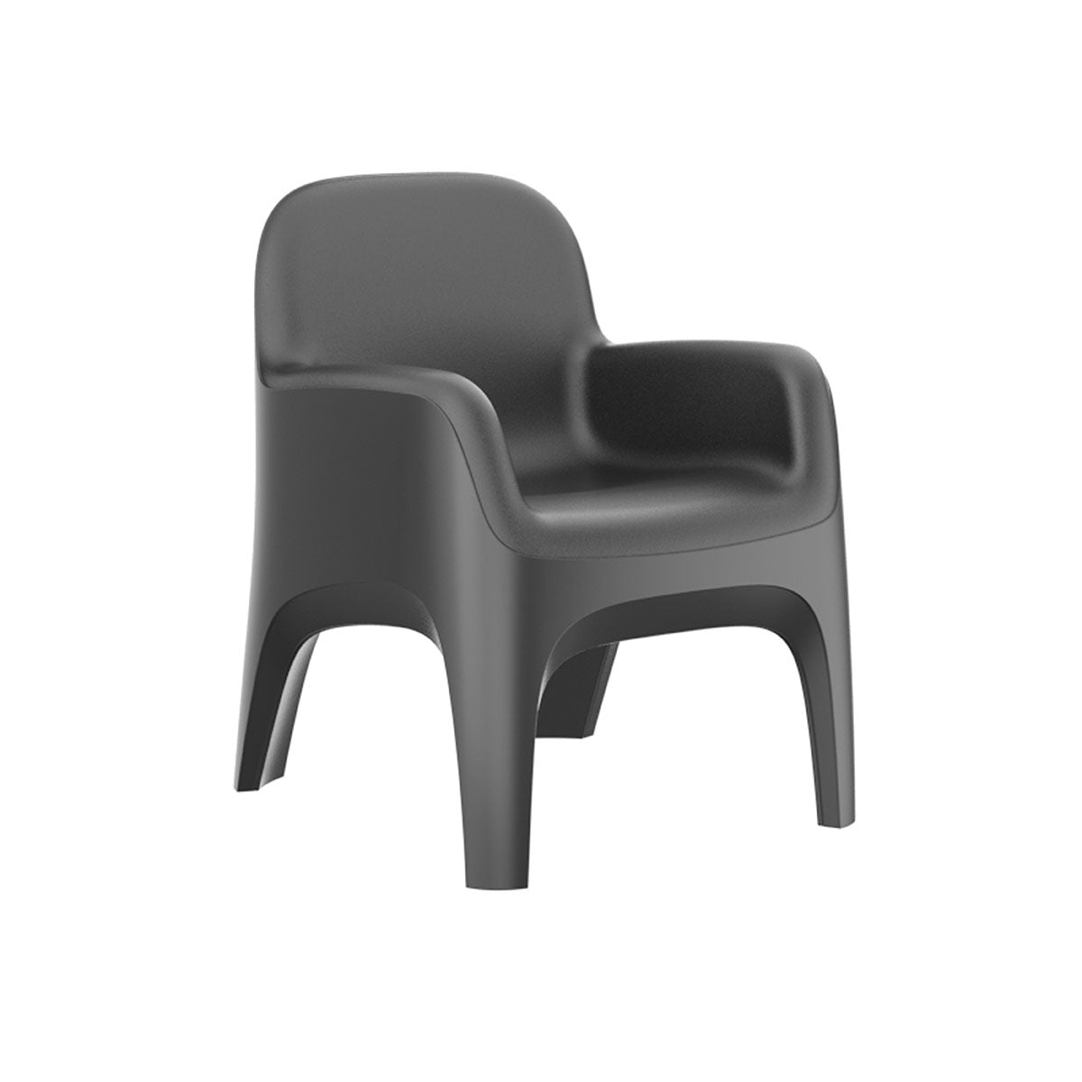Endurance Crew Chair w/Arms, Includes Bolt Down Kit, Black