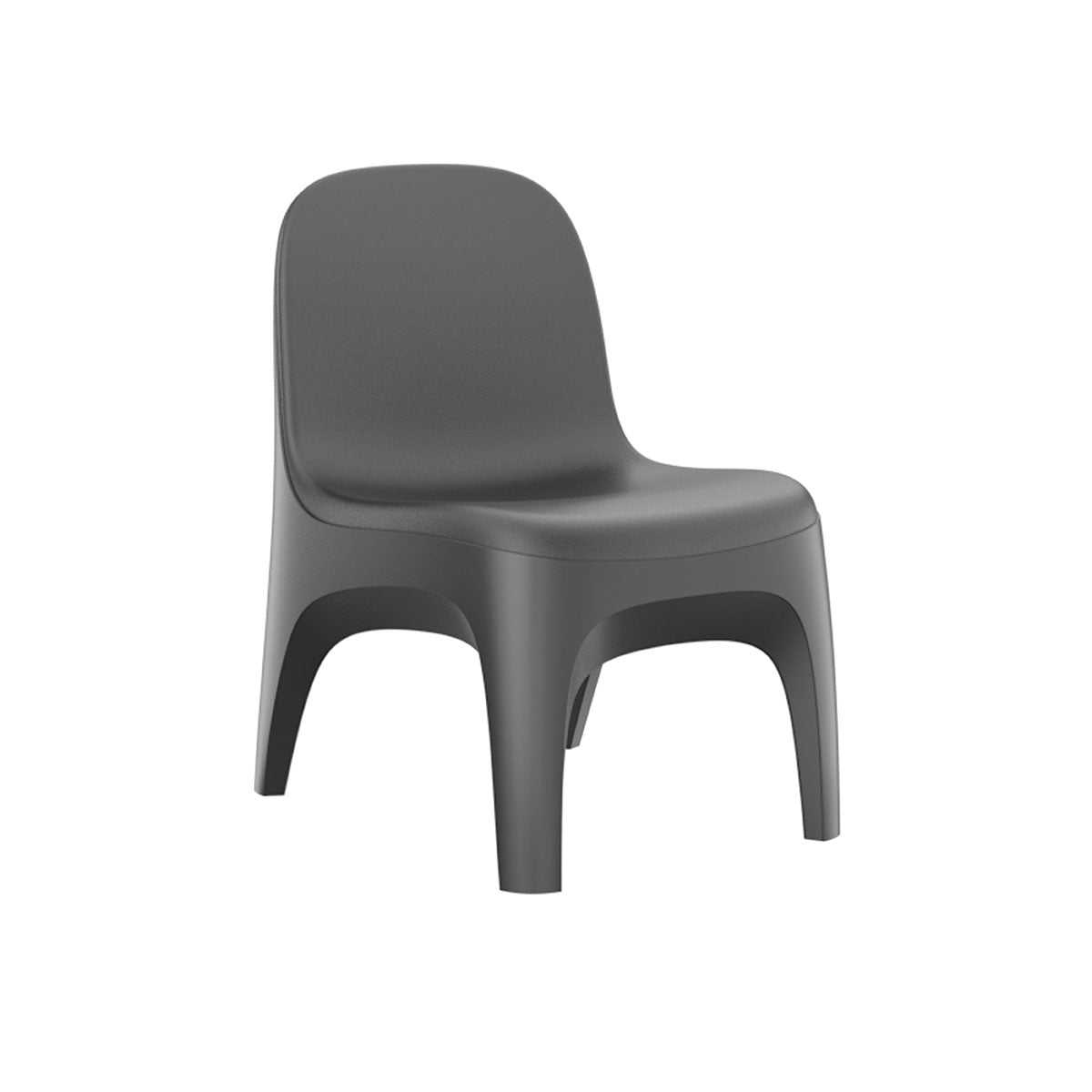 Endurance Crew Chair-Armless, Includes Bolt Down Kit, Black