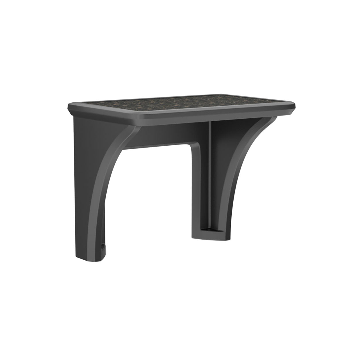 Endurance Desk Laminate Top, Wall Mount, Black