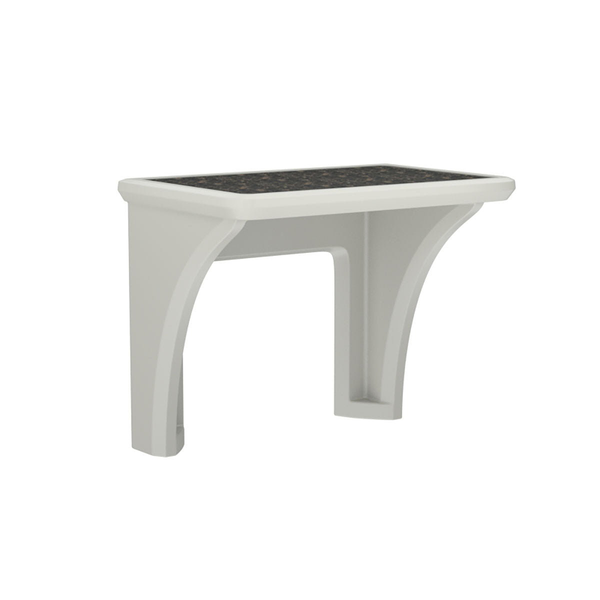 Endurance Desk Laminate Top, Wall Mount, Stone Gray