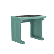 Endurance Desk, All plastic, Laminate Top, Standing/floor Mount, Aqua