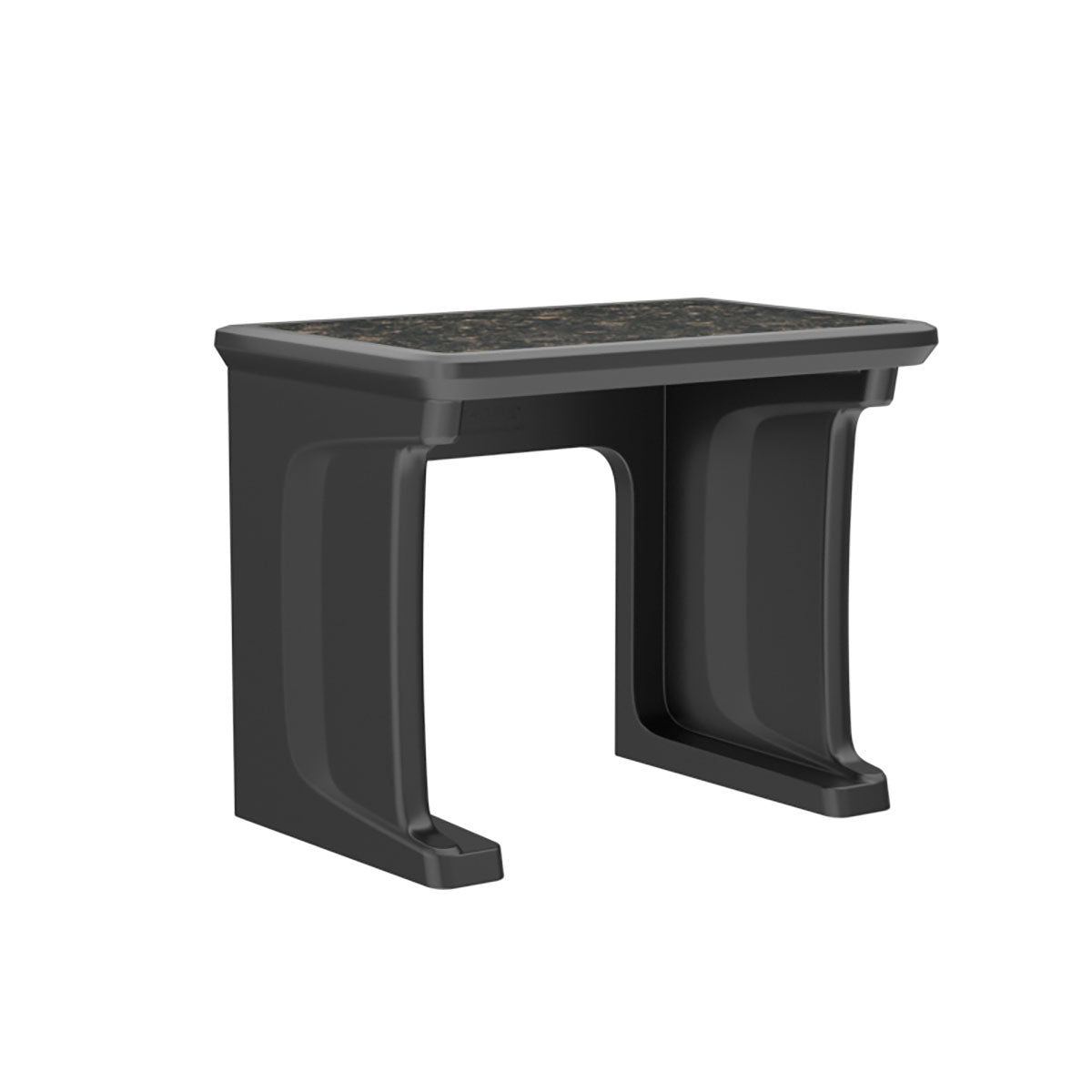 Endurance Desk, All plastic, Laminate Top, Standing/floor Mount, Black