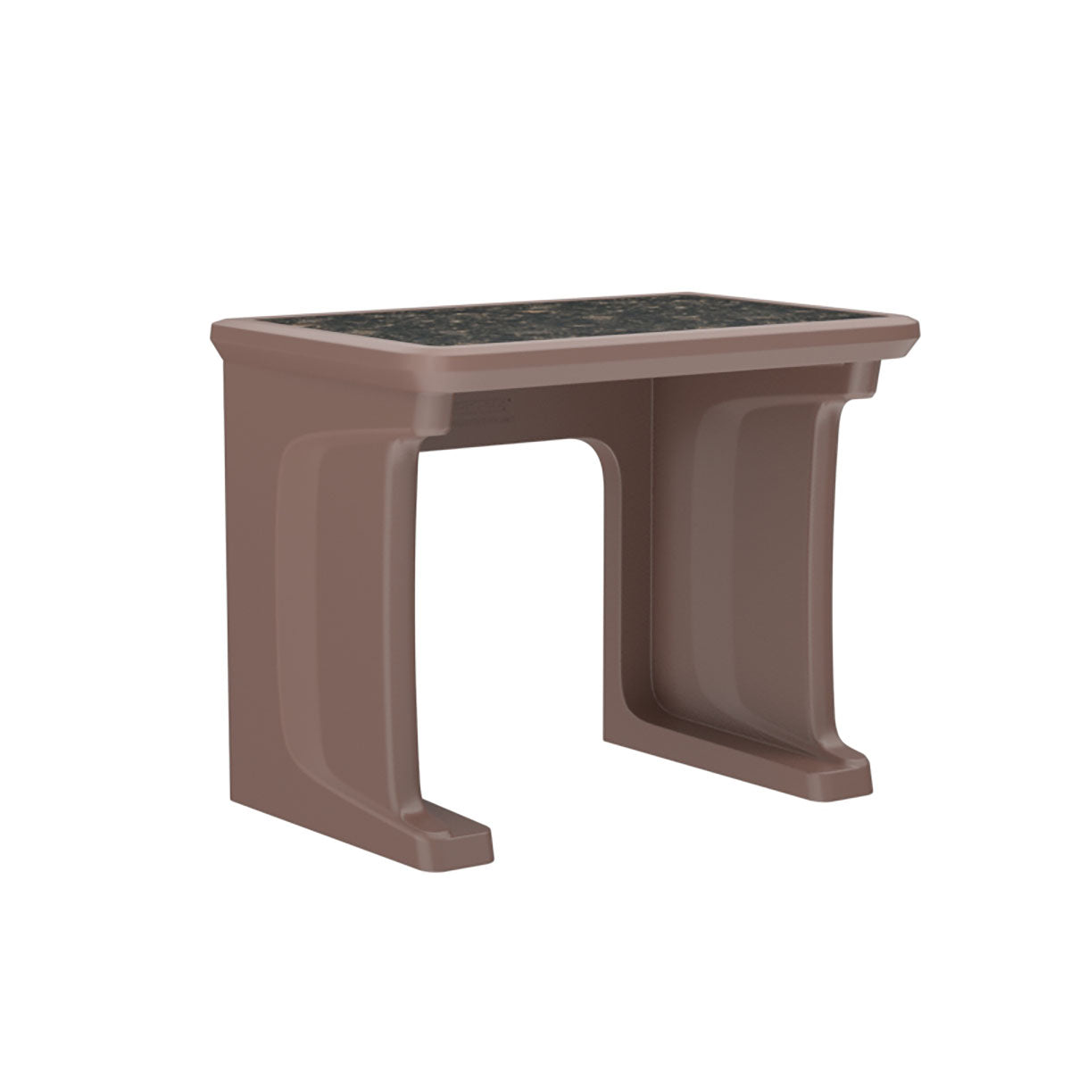 Endurance Desk, All plastic, Laminate Top, Standing/floor Mount, Brown
