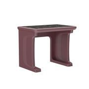 Endurance Desk, All plastic, Laminate Top, Standing/floor Mount, Burgundy
