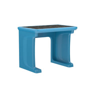 Endurance Desk, All plastic, Laminate Top, Standing/floor Mount, Slate Blue