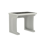 Endurance Desk, All plastic, Laminate Top, Standing/floor Mount, Stone Gray