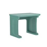 Endurance Desk, all plastic, standing/floor mount, Aqua