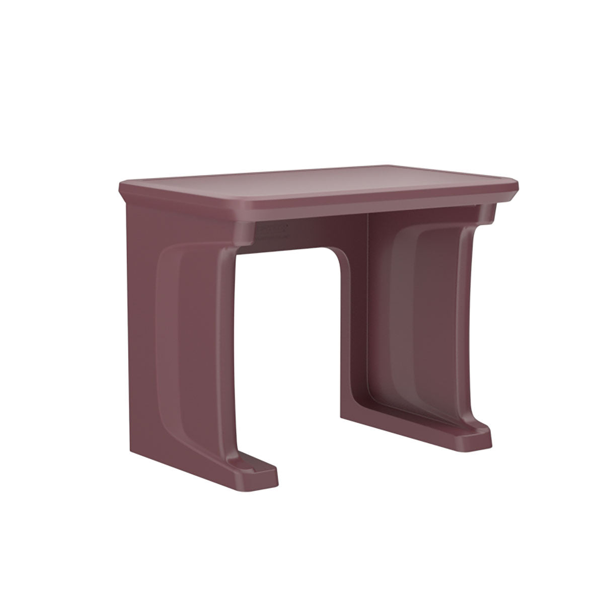 Endurance Desk, all plastic, standing/floor mount, Burgundy