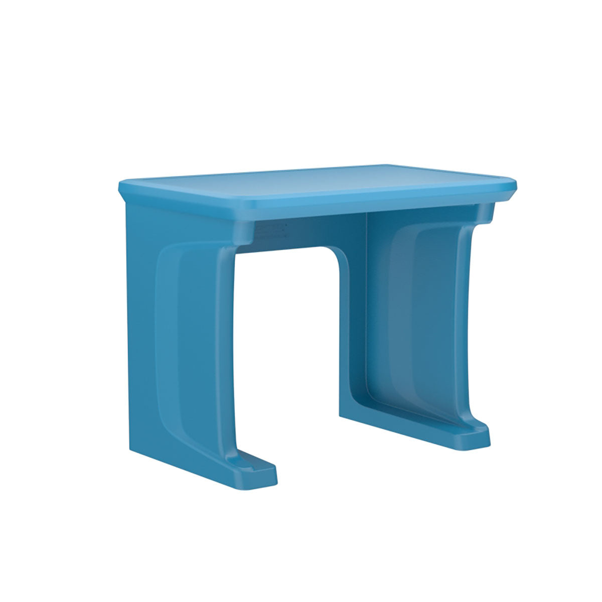 Endurance Desk, all plastic, standing/floor mount, Slate Blue