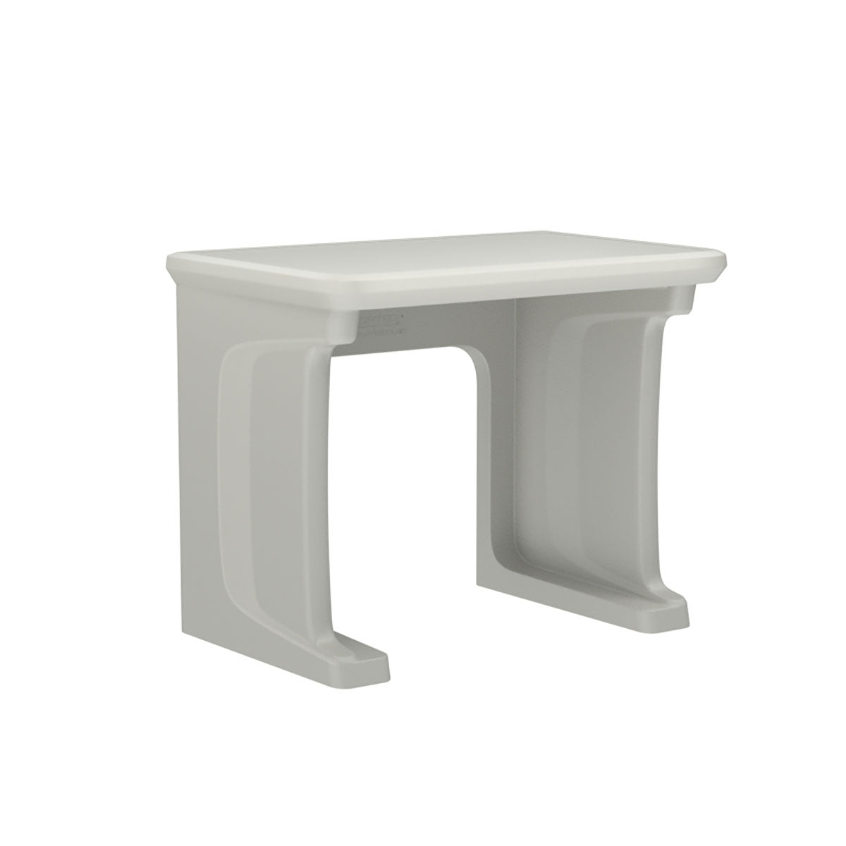 Endurance Desk, all plastic, standing/floor mount, Stone Gray