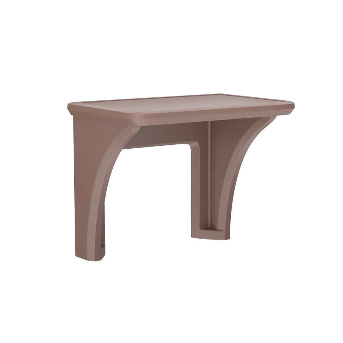 Endurance Desk, All plastic, Wall Mount, Brown