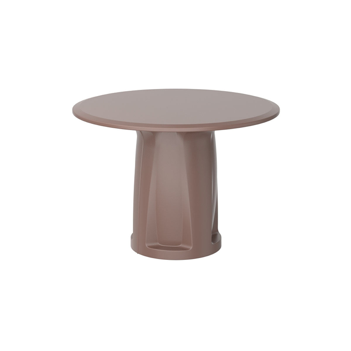 Endurance Round Base Table, 42" Round Top, Brown