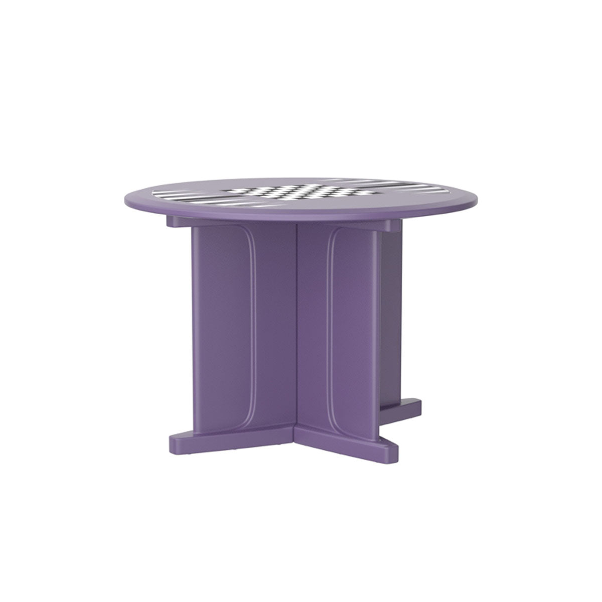 Endurance Table 42" Round X-Base Flame Retardant Game Top,Indigo