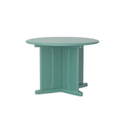 Endurance Table 42" Round X-Base Flame Retardant, Aqua