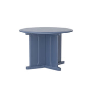 Endurance Table 42" Round X-Base Flame Retardant, Midnight Blue