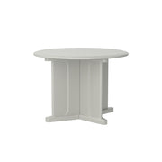 Endurance Table 42" Round X-Base Flame Retardant, Stone Gray