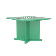 Endurance Table 42" Square X-Base Flame Retardant Game Top, Green