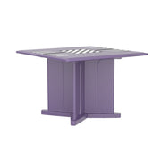 Endurance Table 42" Square X-Base Flame Retardant Game Top, Indigo