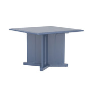 Endurance Table 42" Square X-Base Flame Retardant, Midnight Blue
